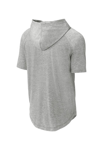 Sport-Tek PosiCharge Tri-Blend Wicking Short Sleeve Hoodie~ Men's ~ 2 Colors