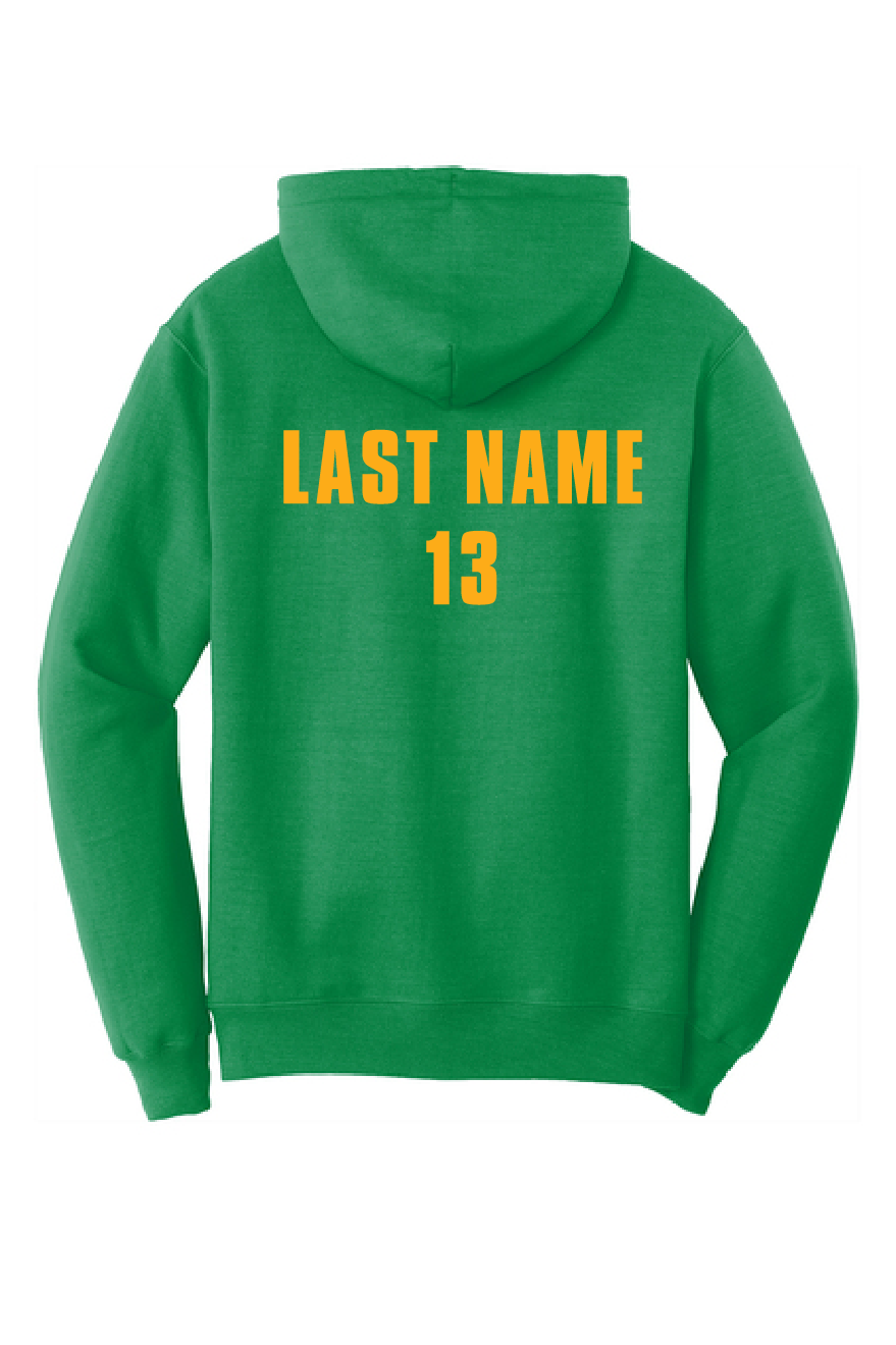 12U Freedom Irish Softball Personalized Port & Company Hoodie~ Orders due 04/25/25