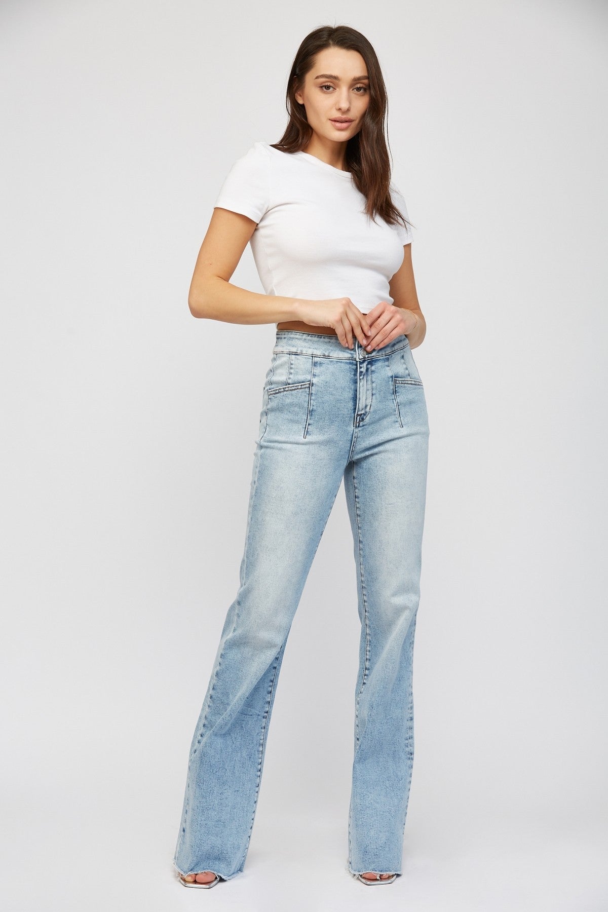 Mica Super High Flare Jean MDP-F381