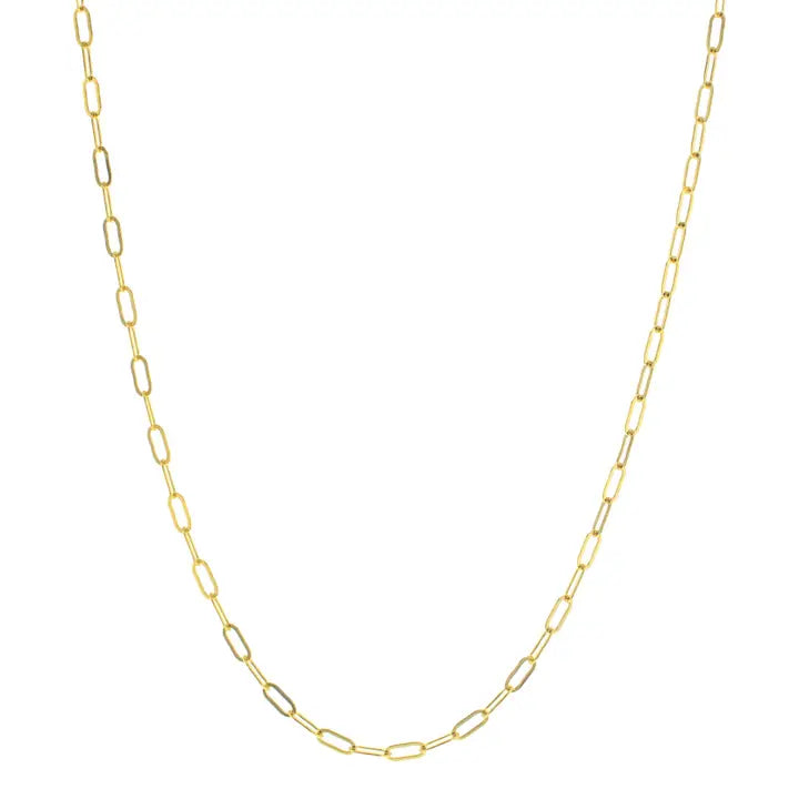 Glossy Charm Chain with Charm Ring