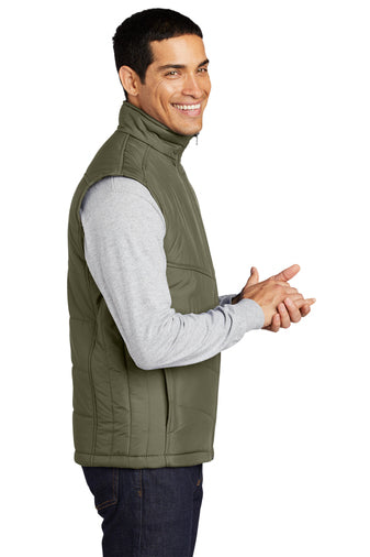Freedom Irish Fishing Team Men's Water Resistant Port Authority Puffer Vest ~ 2 Colors