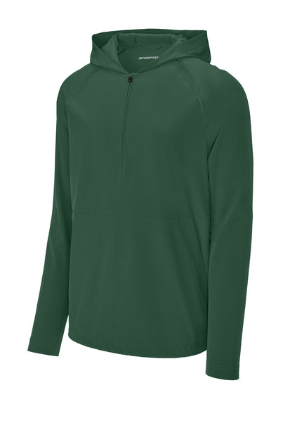 Freedom Golf Sport-Tek Repeat 1/2-Zip Long Sleeve Forest Hooded Jacket