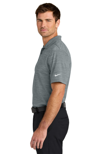 Freedom Golf Nike Dri-FIT Striated Cool Grey Polo
