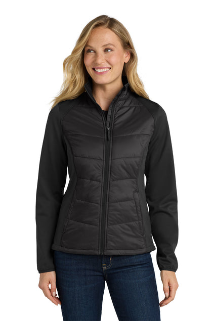 Freedom Soccer Port Authority Ladies Soft Shell Hybrid Jacket