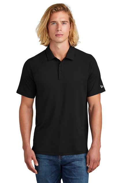 Freedom Golf Men's Black New Era Moisture Wicking Power Polo