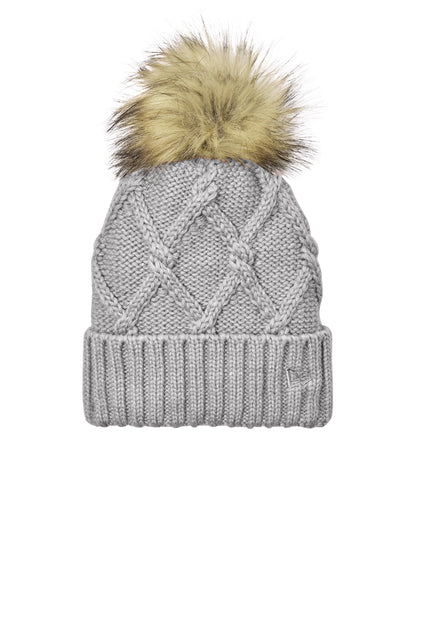 New Era Faux Fur Pom Beanie~ 2 Colors