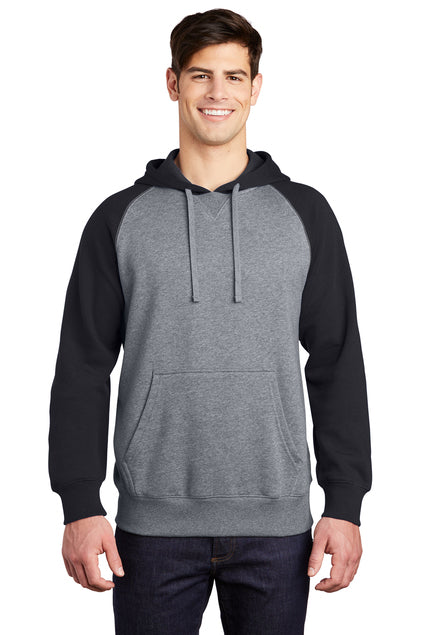 Calmes Verkuilen Sport Tek Colorbock Black and Vintage Grey Hoodie