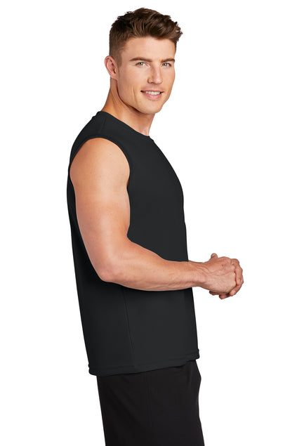 Calmes Verkuilen Black Sport-Tek® Sleeveless PosiCharge® Competitor™ Tee
