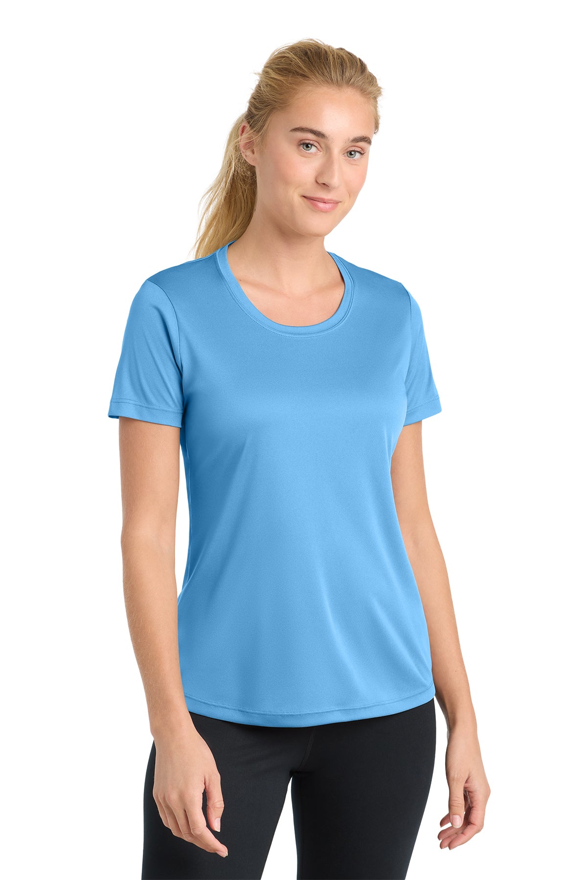 Little Chute Softball Sport-Tek® Women's Posi-UV® Pro Light Blue Tee~