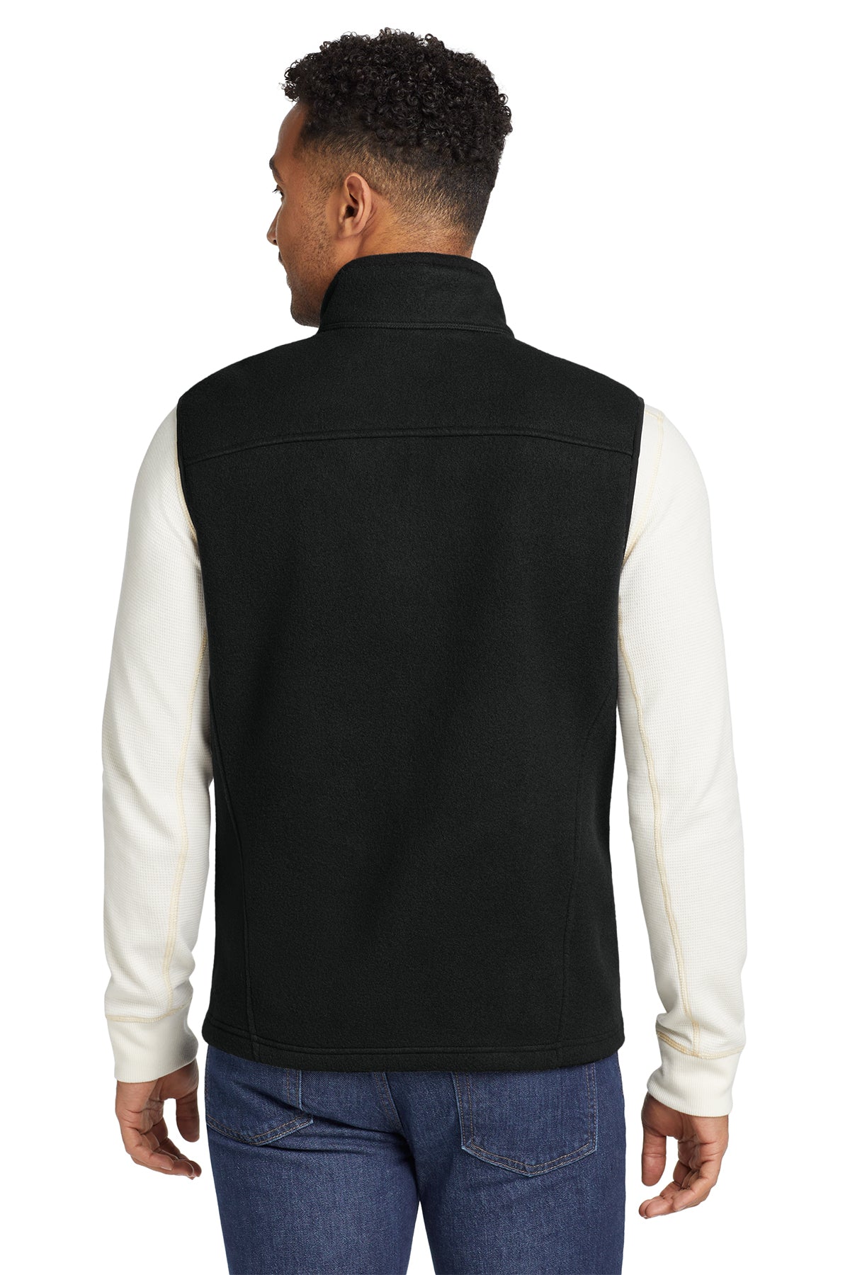 Black Eddie Bauer Fleece Vest ~ Men's
