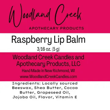 Woodland Creek Lip Balm ~ 5 Flavors
