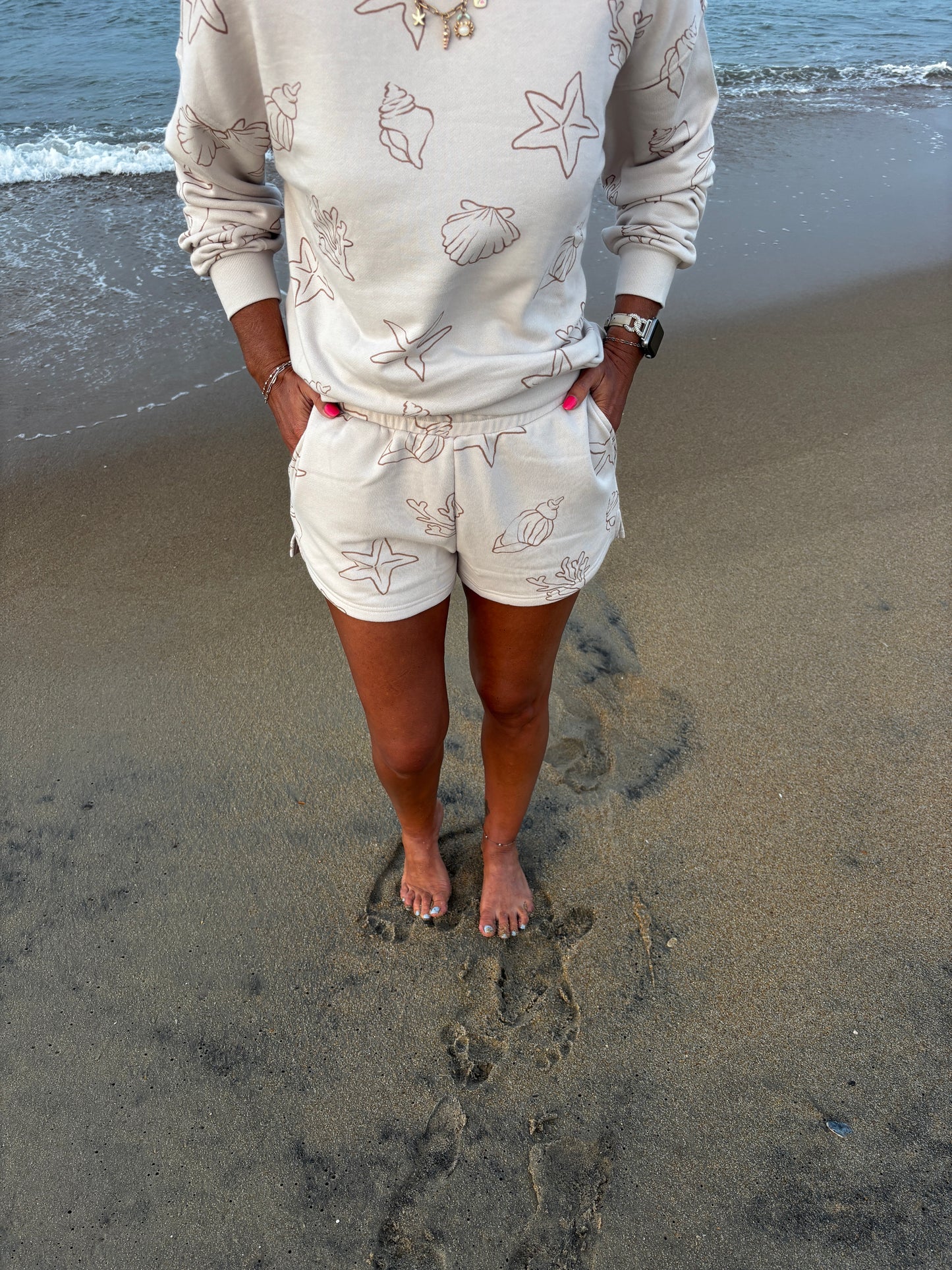 Sea Shell Khaki Shorts