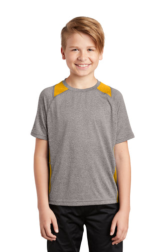 Sport-Tek Youth Heather Colorblock Contende Tee~ 3 Colors