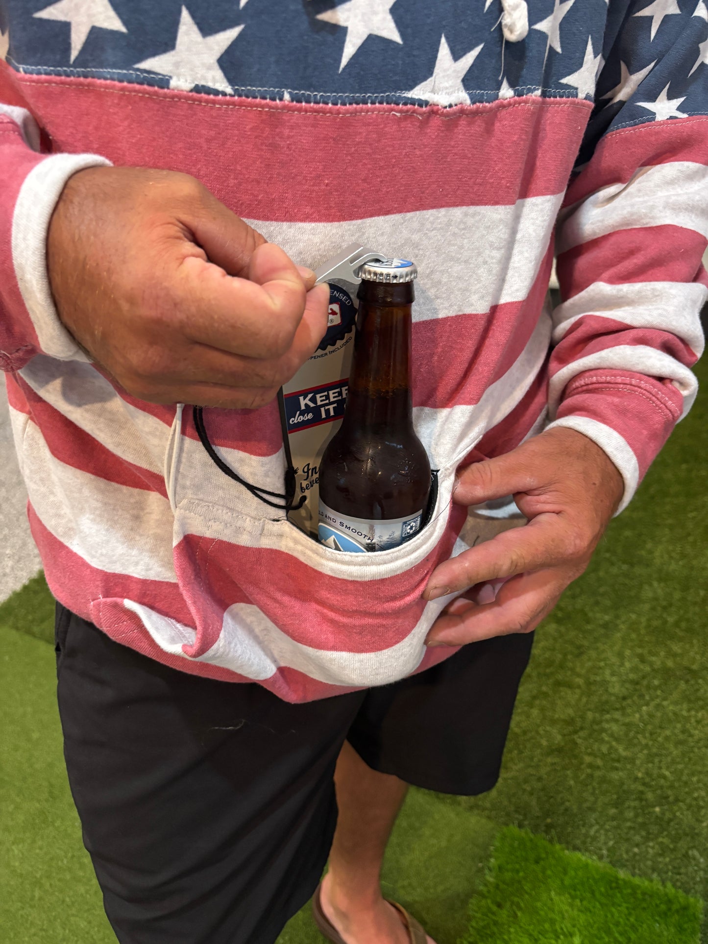 Stars and Stripe Coozie Hoodie