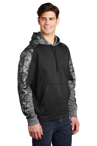 Sport-Tek Sport-Wick Men's Mineral Freeze Fleece Colorblock Hoodie~ 2 Colors