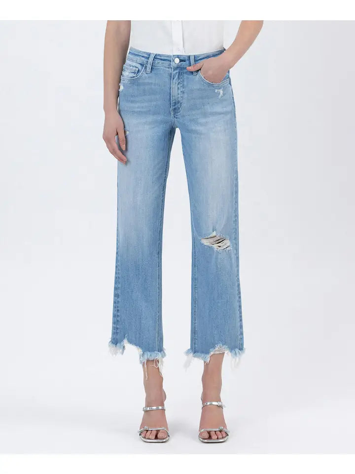 Lovervet High Rise Slim Wide Jean LV1824