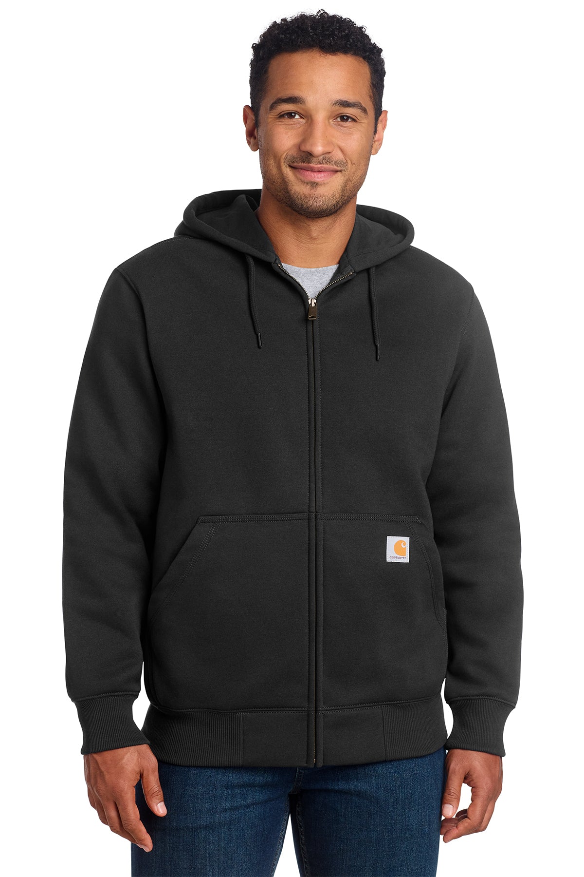 Calmes Verkuilen Carhartt ® Rain Defender ® Paxton Heavyweight Full Zip Sweatshirt~ Black