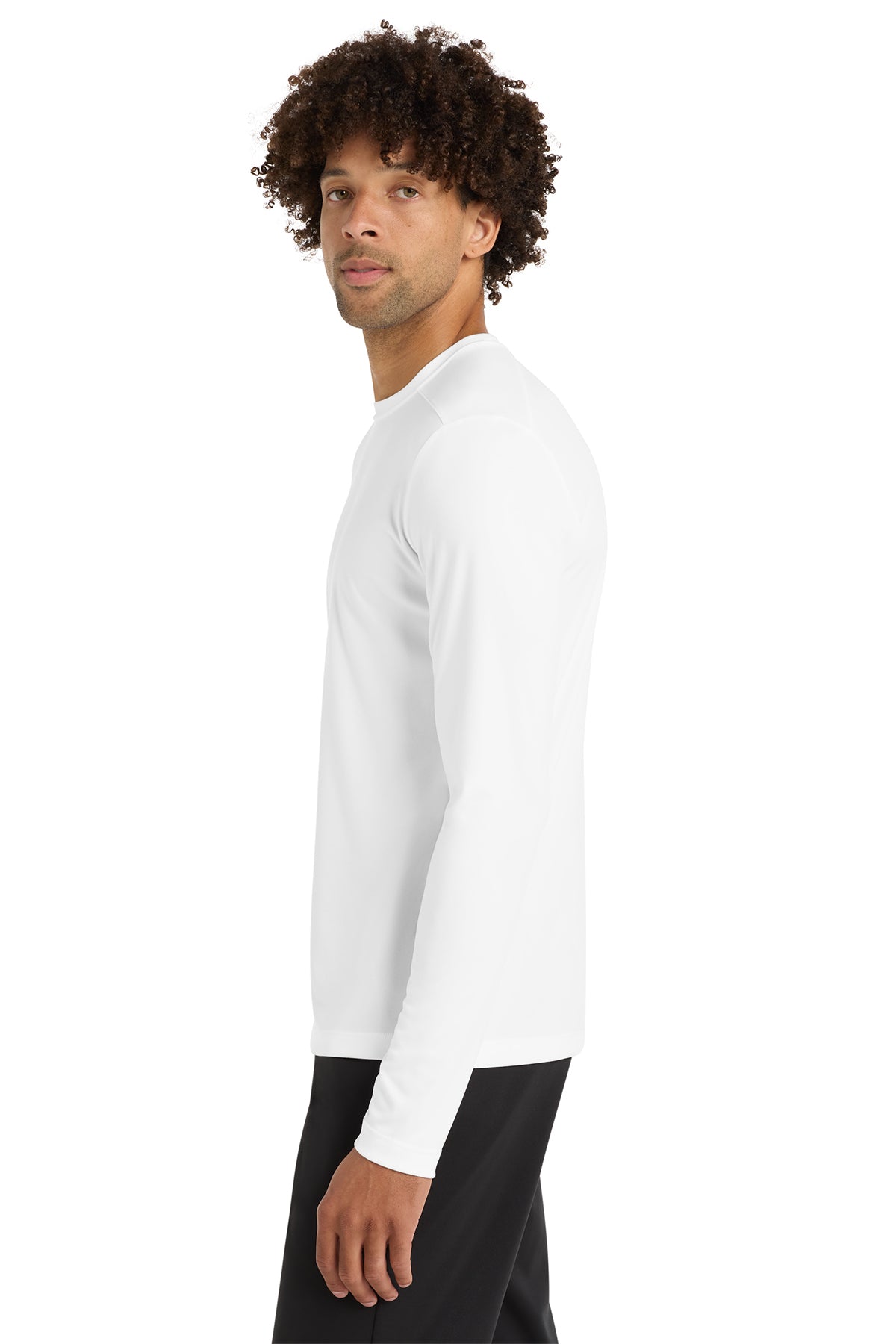 Little Chute Baseball Men's Sport-Tek ® Posi-UV ® Pro White Long Sleeve Tee~