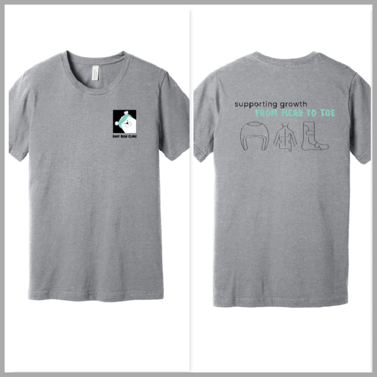 Baby Bear Clinic Bella Canvas Heather Tee ~ 5 Colors