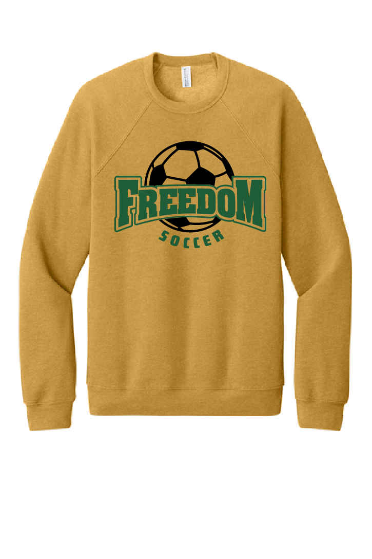 Freedom Soccer Bella Canvas Crewneck ~ 2 Colors~ Unisex