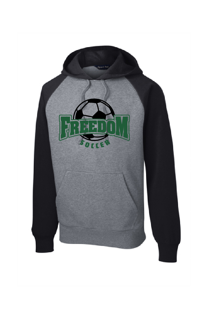 Freedom Soccer Sport Tek Black Colorblock Hoodie