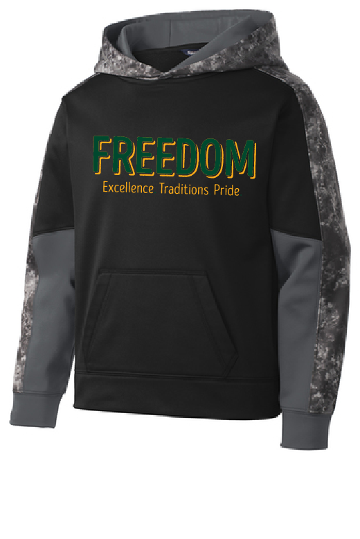 Sport-Tek Sport-Wick Men's Mineral Freeze Fleece Colorblock Hoodie~ 2 Colors