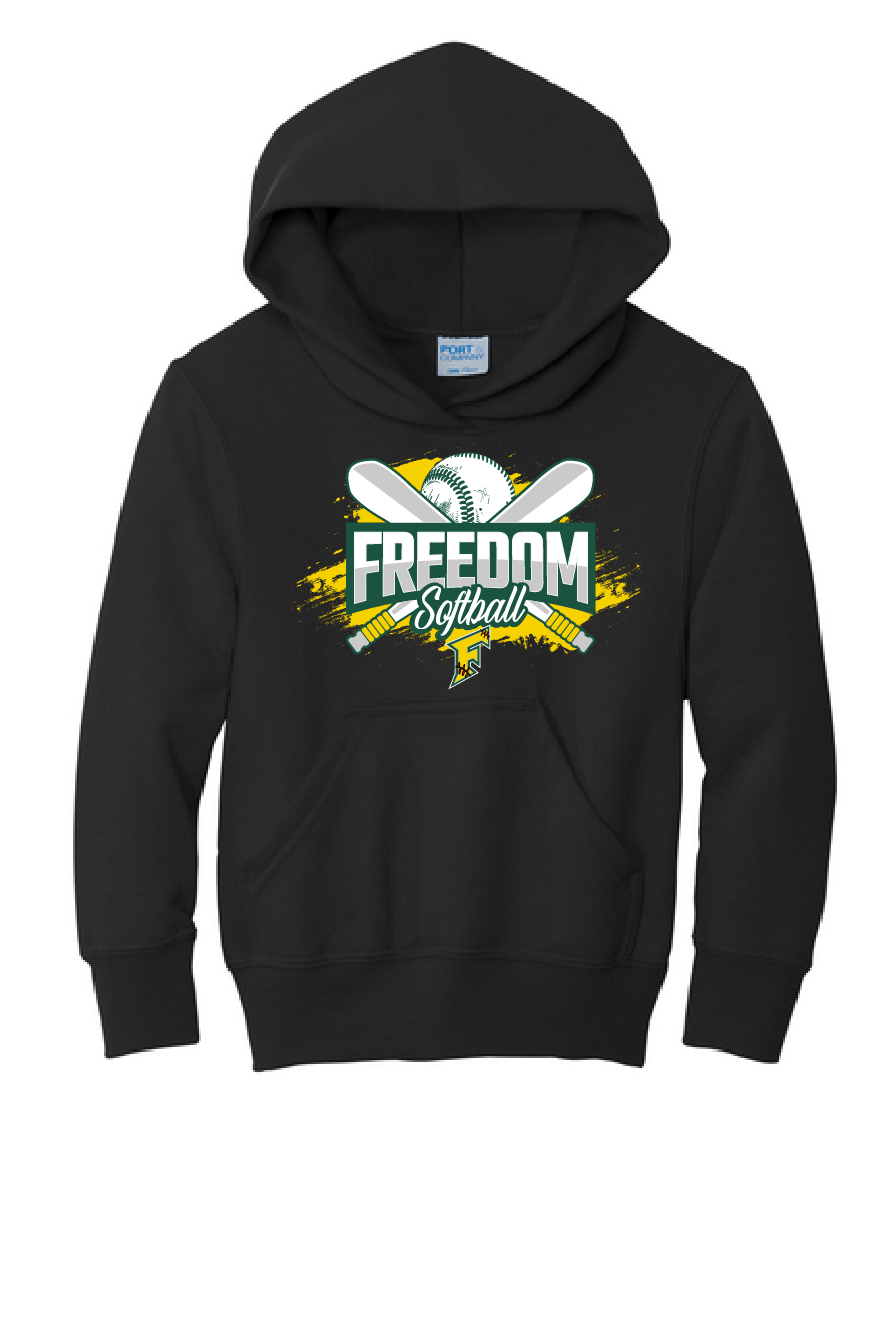 Freedom Irish Softball Youth Port & Company Hoodie ~ 3 Color Options