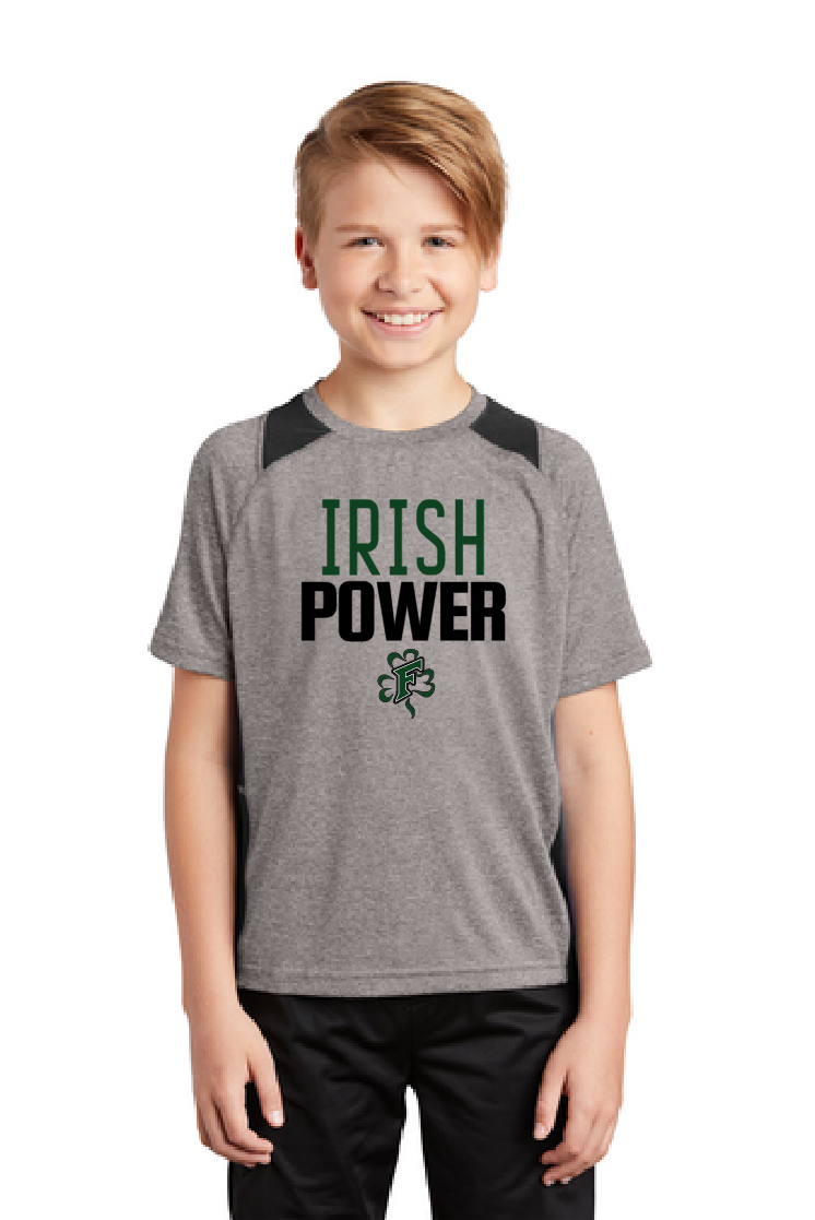 Sport-Tek Youth Heather Colorblock Contende Tee~ 3 Colors