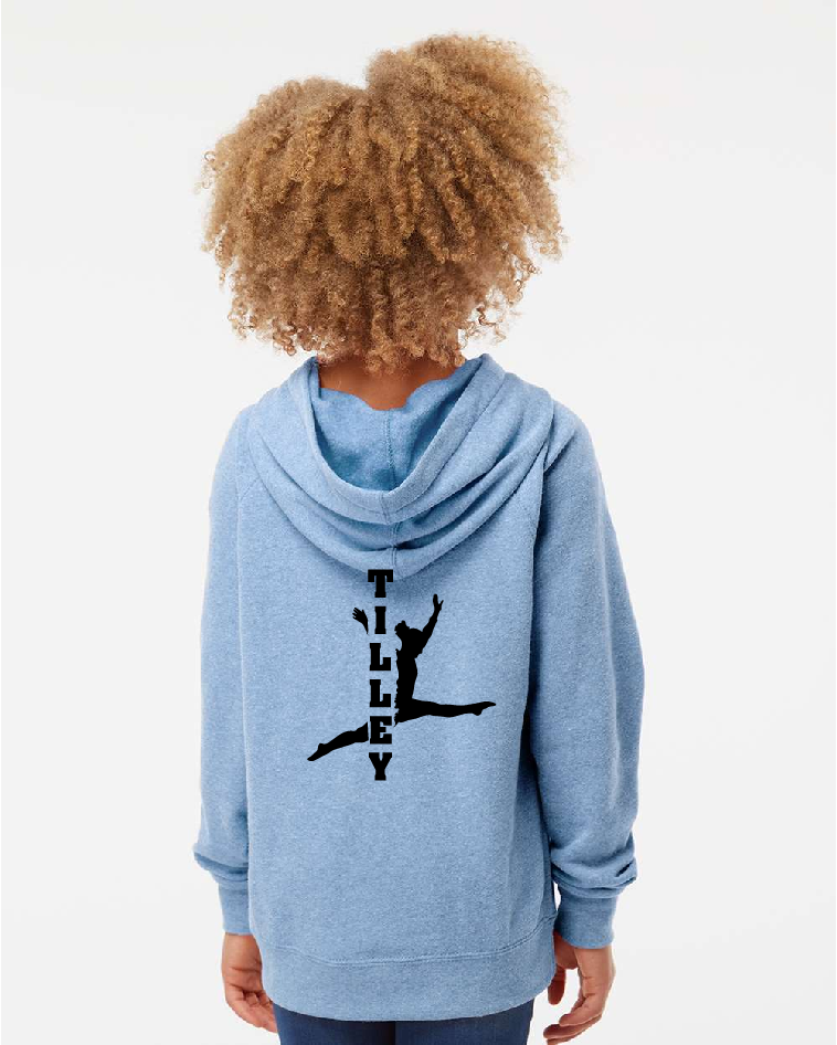 PERSONALIZED Gymnastics Independant Youth Lightweight Blend Hoodie ~ Several Colors