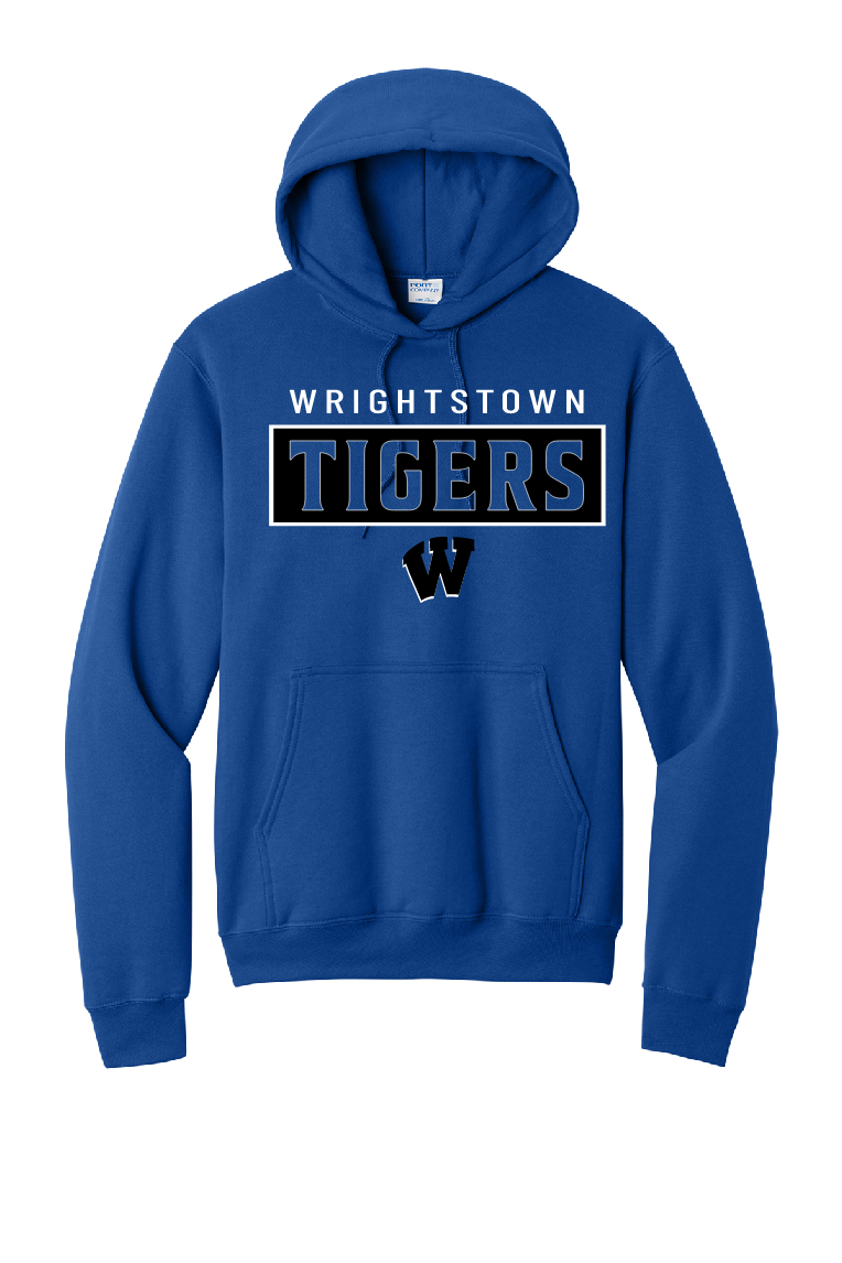 Wrightstown Tigers Port & Company Hoodie~ 2 Colors~ Youth and Adult Sizes