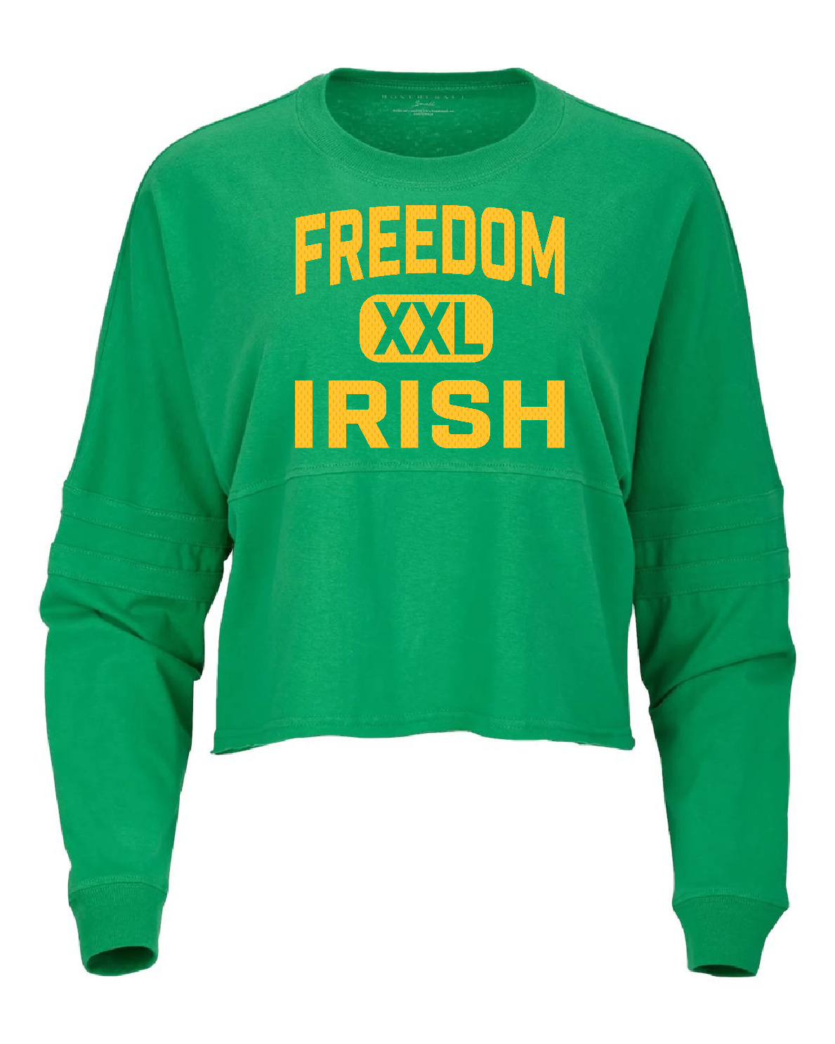 Freedom PAC Fundraiser Boxercraft Shamrock Crop Retro Knit~ Ladies ~ 2 Styles