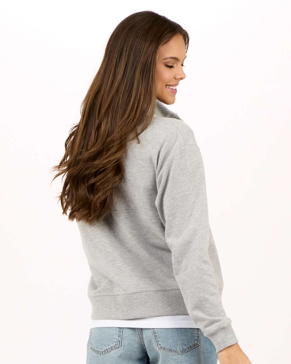 Freedom PAC Fundraiser Boxercraft Grey Lace Up Pullover~ Ladies