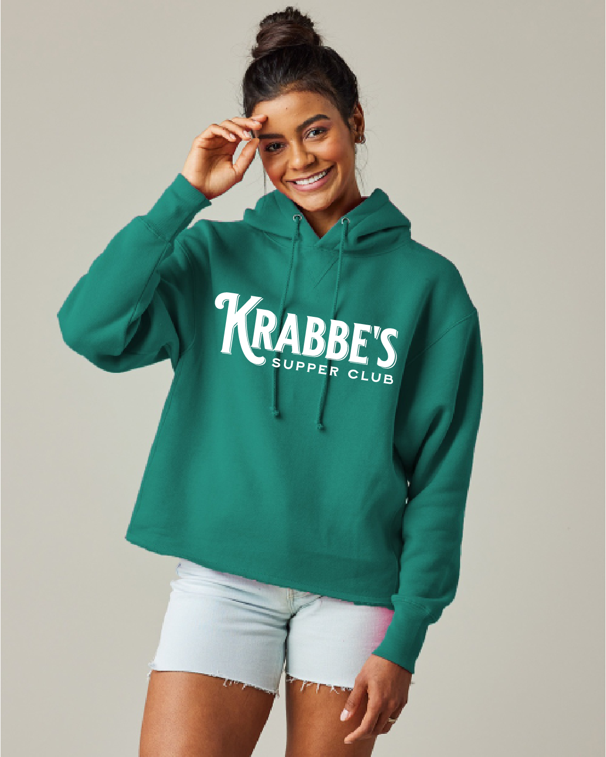 Krabbe's Raw Hem Boxy Hoodie ~ Ladies