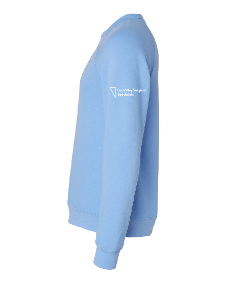 Fox Valley Surgical Diabetes Carolina Blue Bella Canvas Crewneck