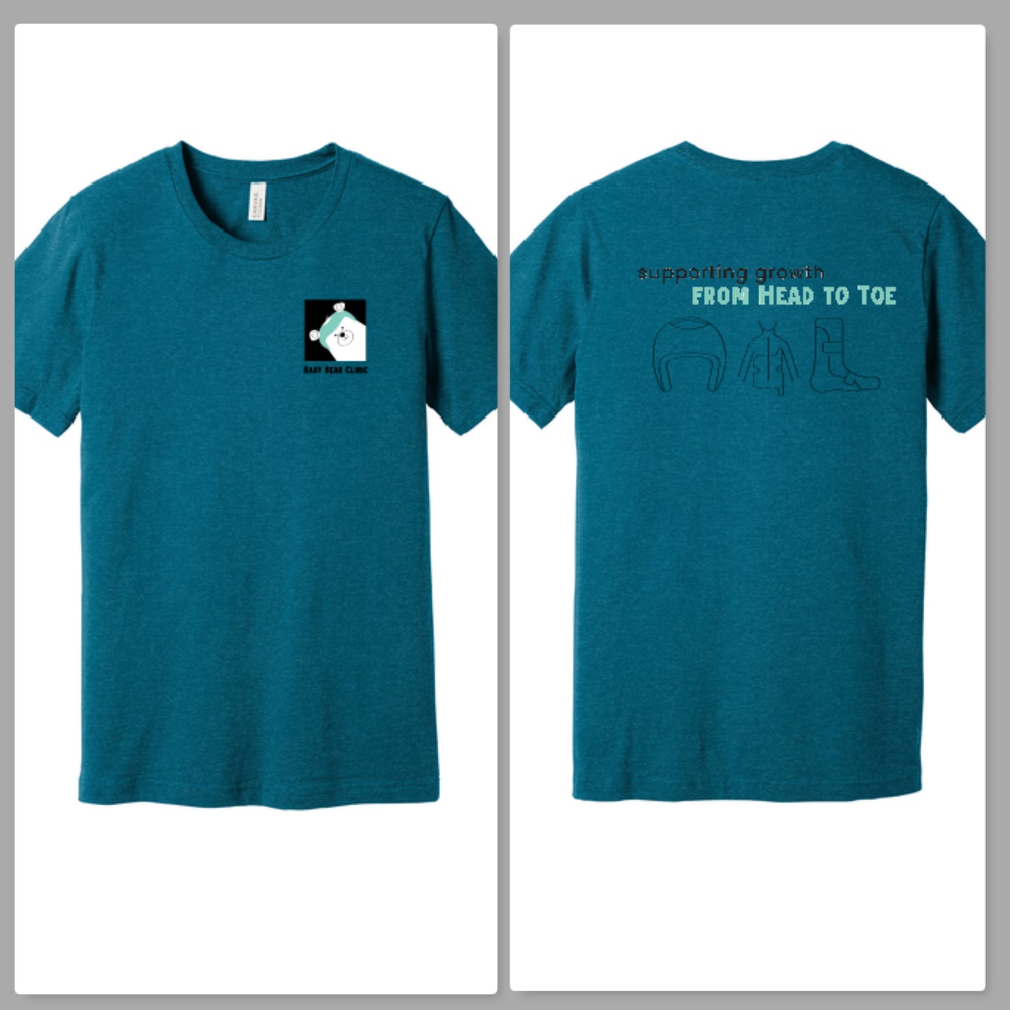 Baby Bear Clinic Bella Canvas Heather Tee ~ 5 Colors