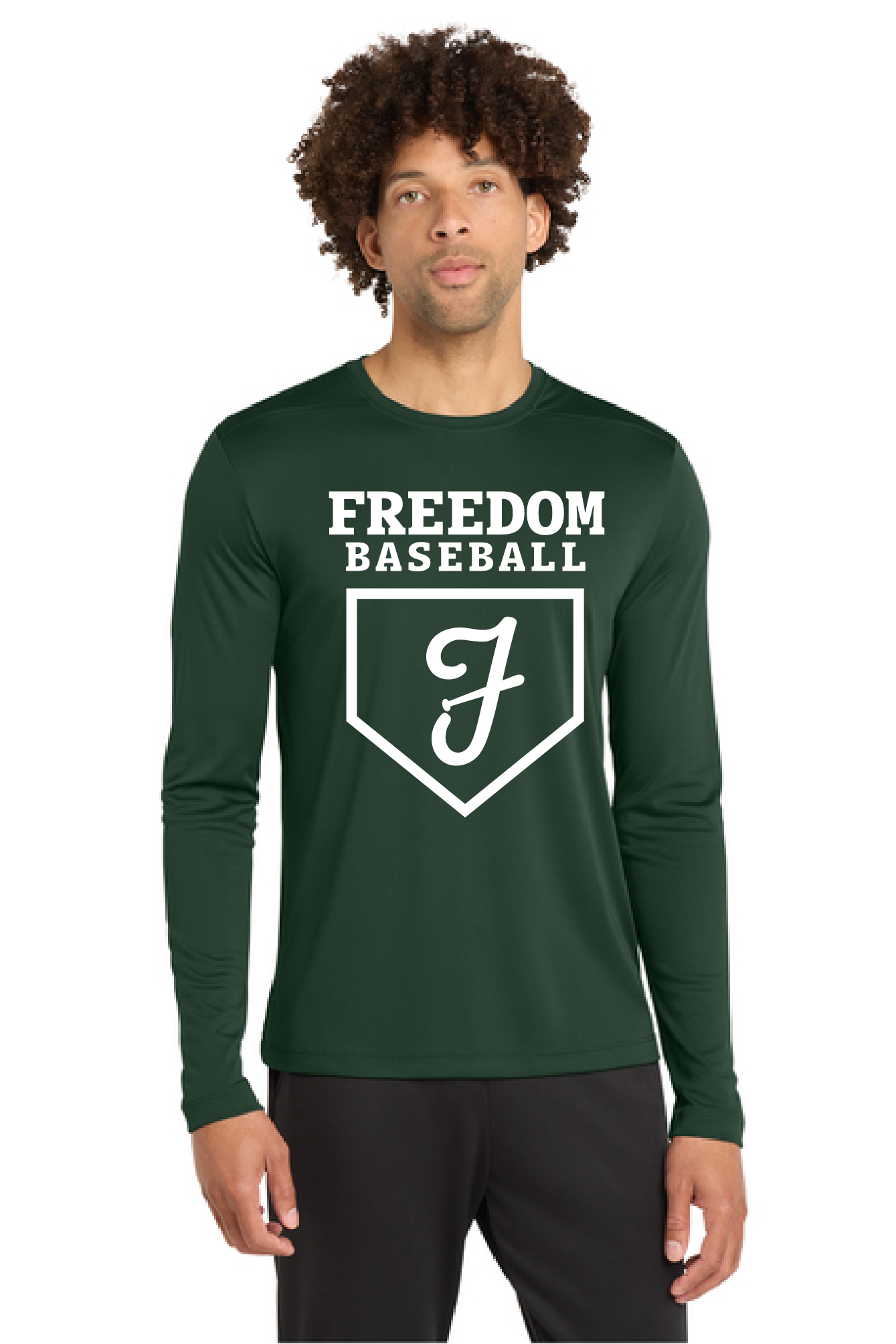 Freedom Irish Baseball Men's Sport-Tek ® Posi-UV ® Pro Long Sleeve Tee~ 3 Colors~NEW