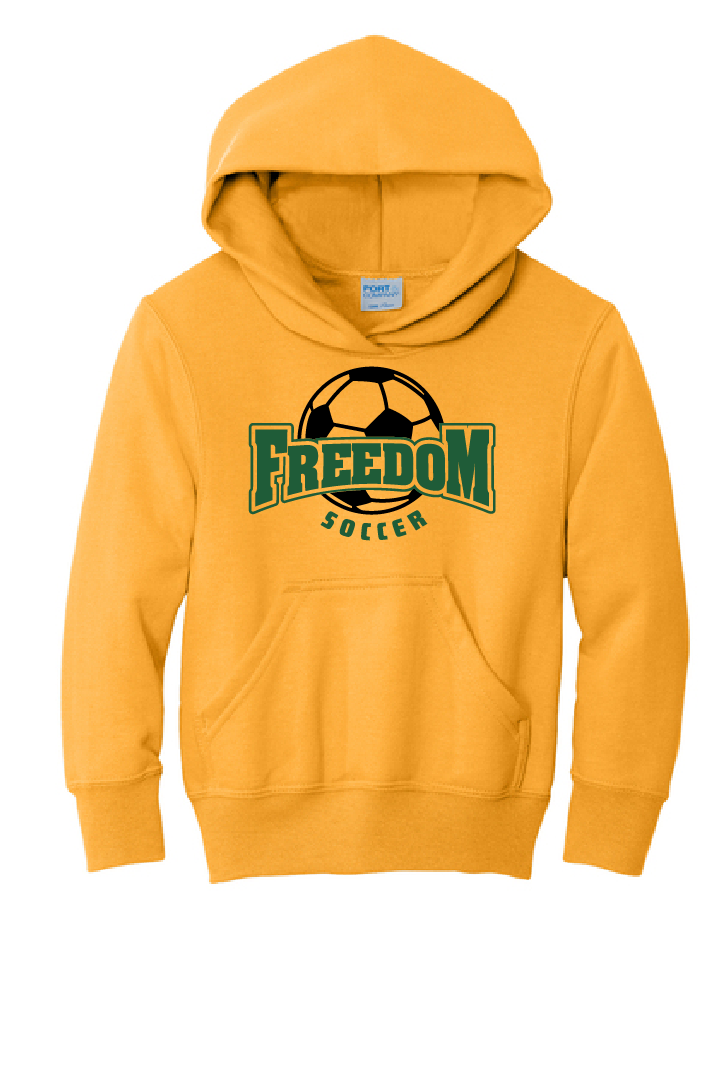 Freedom Soccer YOUTH Port & Company Hoodie ~ 2 Color Options