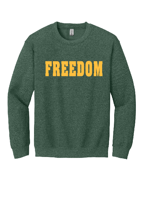 Freedom Puff Crew Neck~ 3 Colors