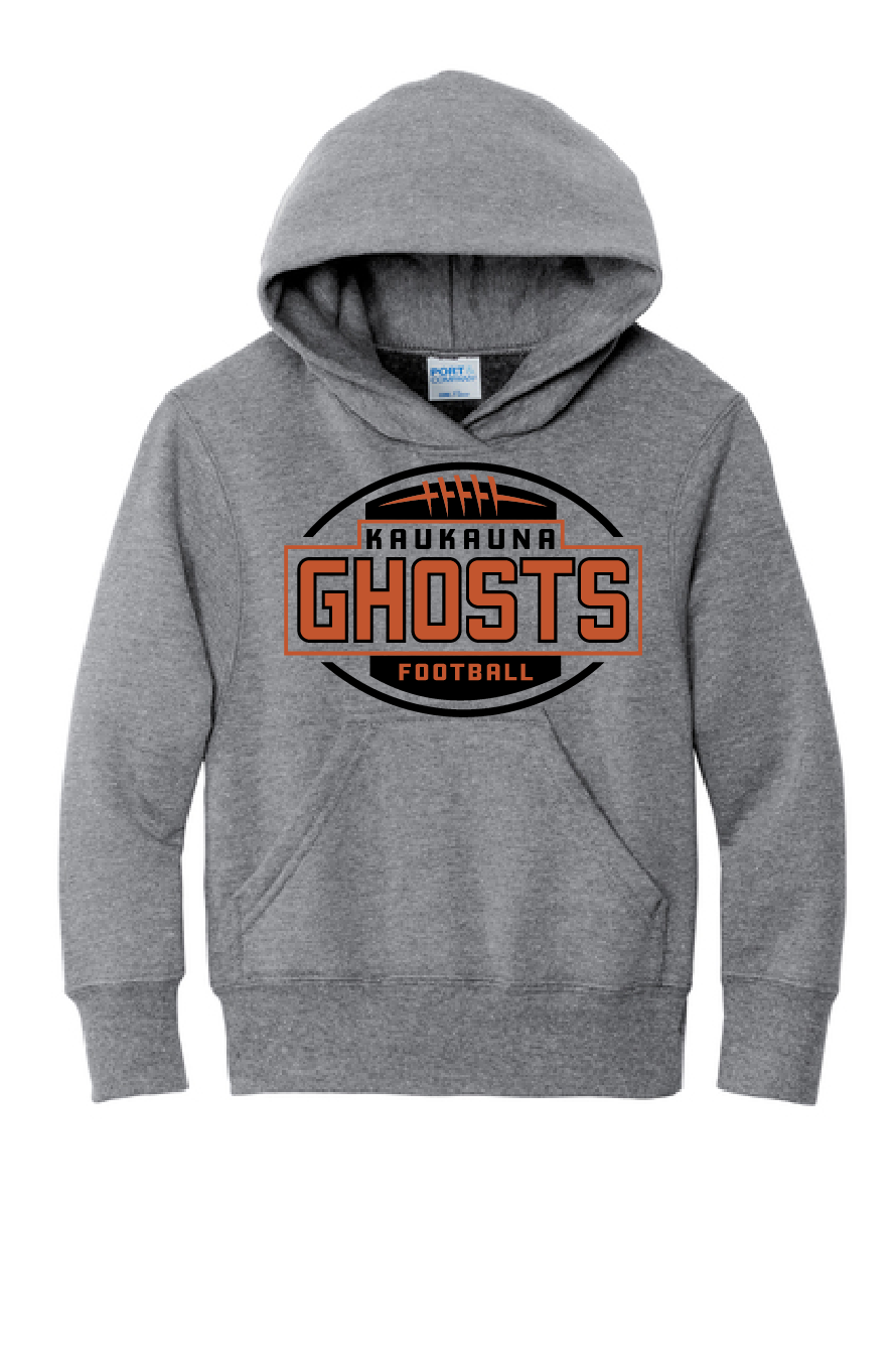 Kaukauna Football Athletic Grey Port & Company Hoodie ~ Youth and Adult