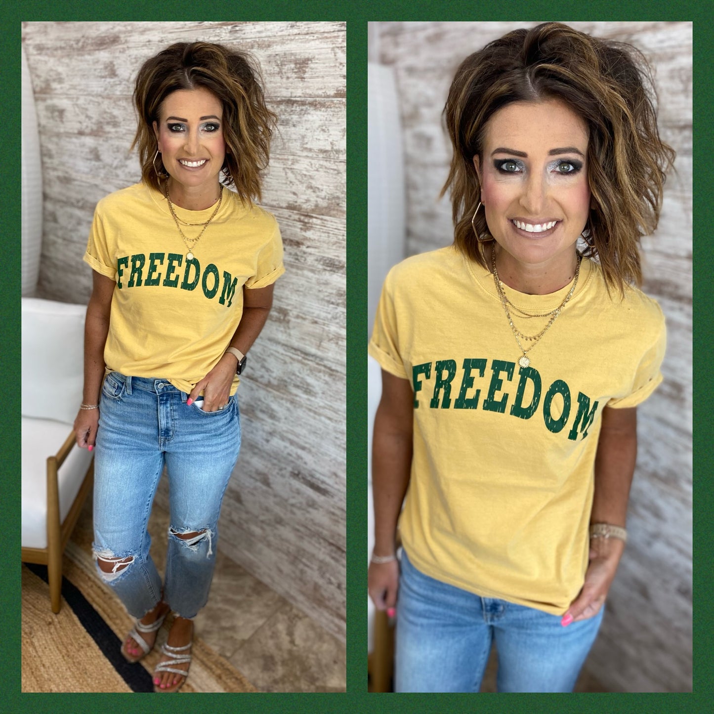 Freedom Heavy Blend Tee