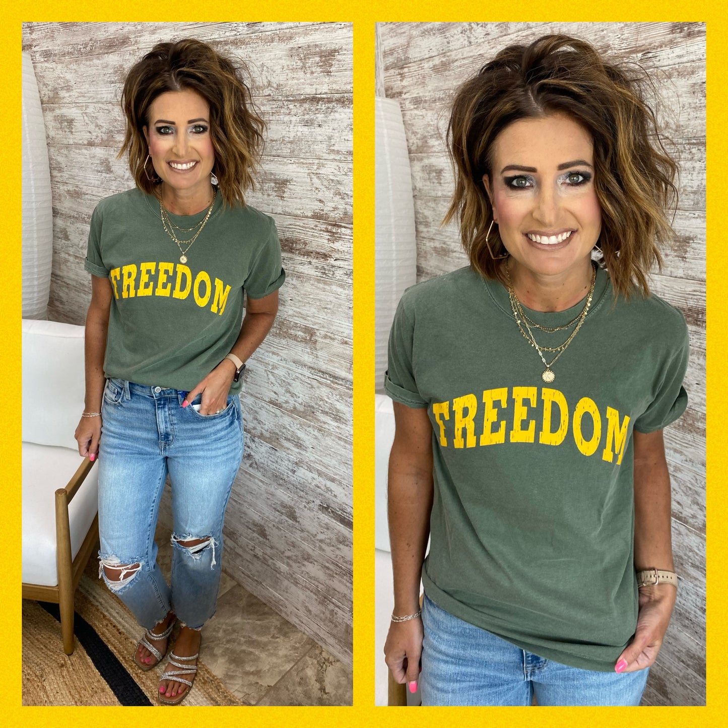 Freedom Heavy Blend Tee