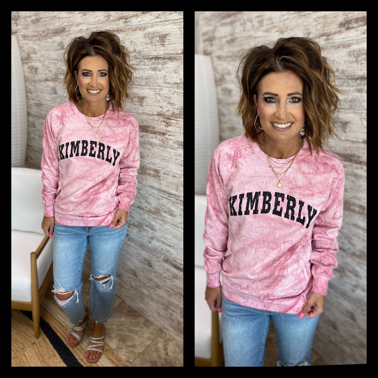 Kimberly ColorBlast Crewneck