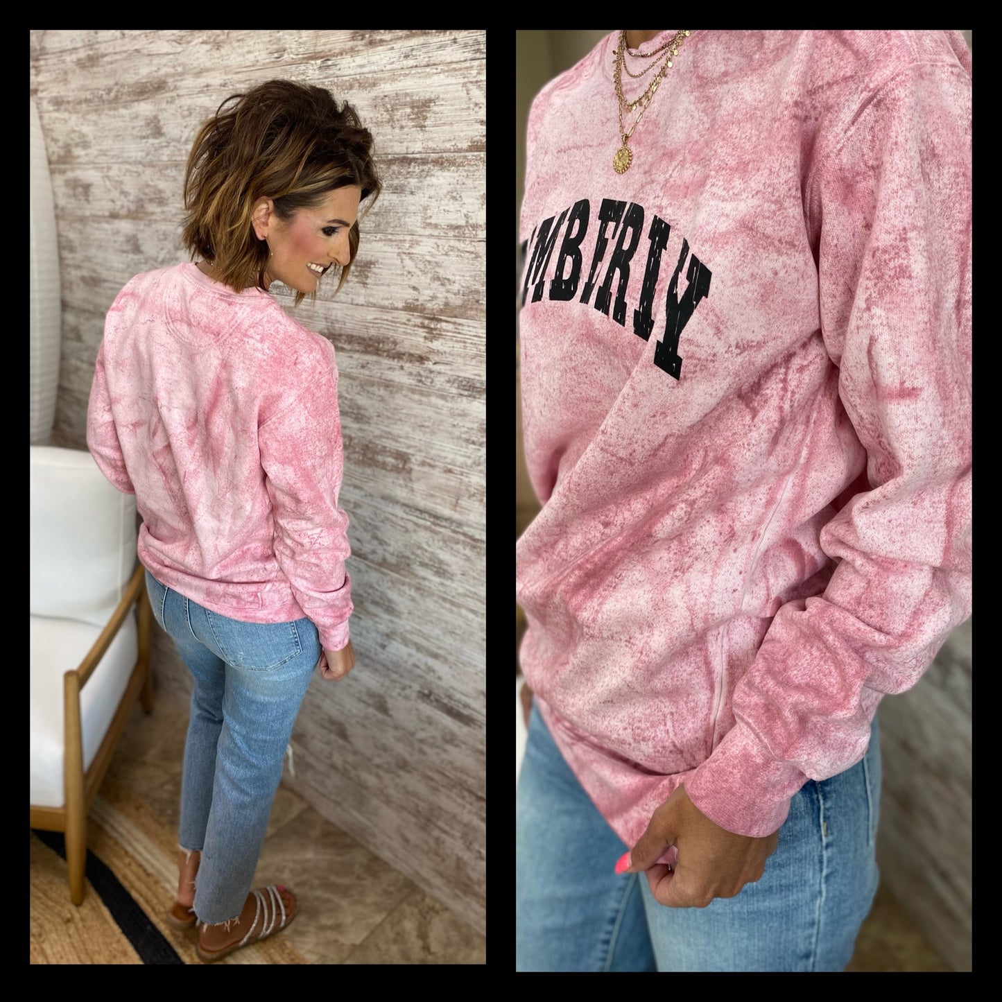Kimberly ColorBlast Crewneck