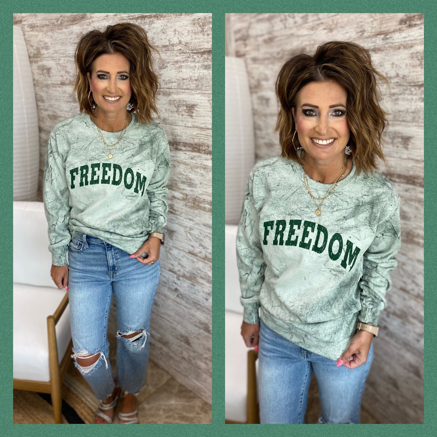 Freedom ColorBlast Crewneck