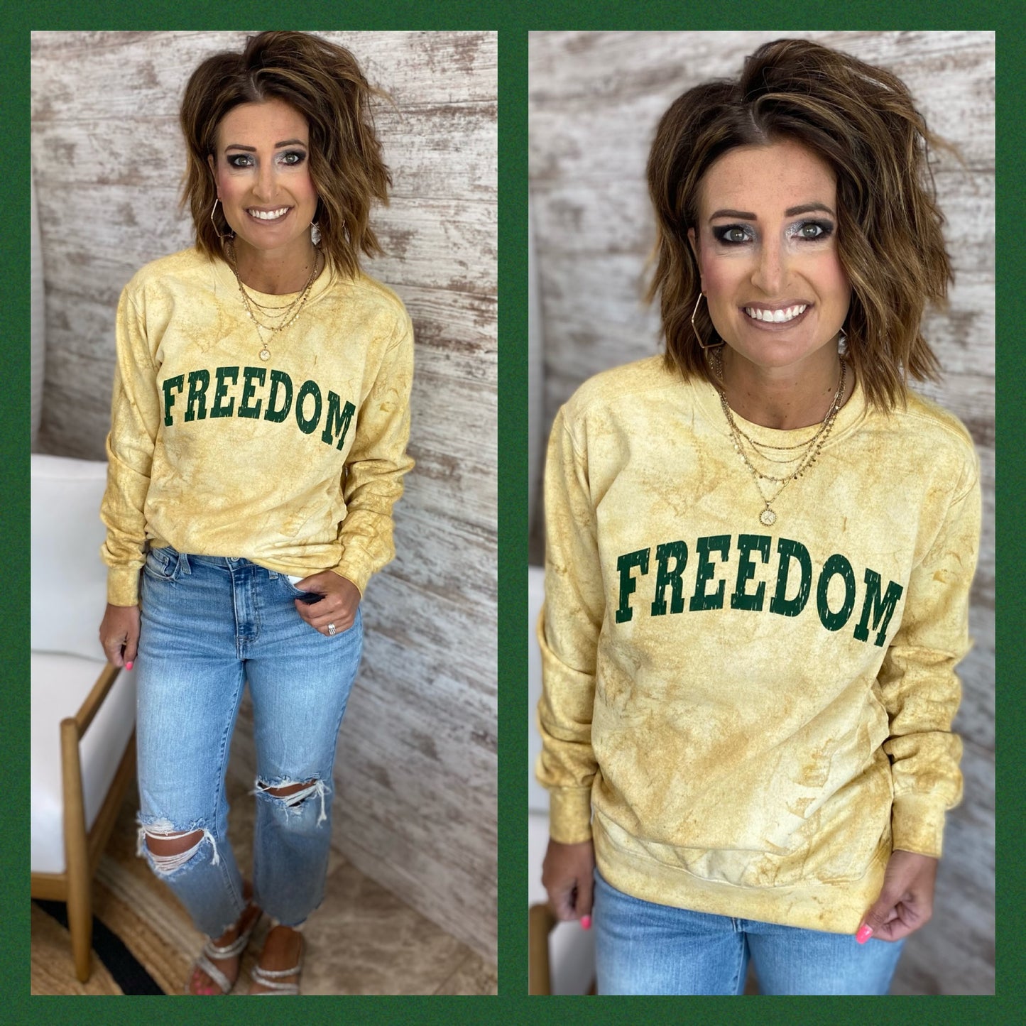 Freedom ColorBlast Crewneck