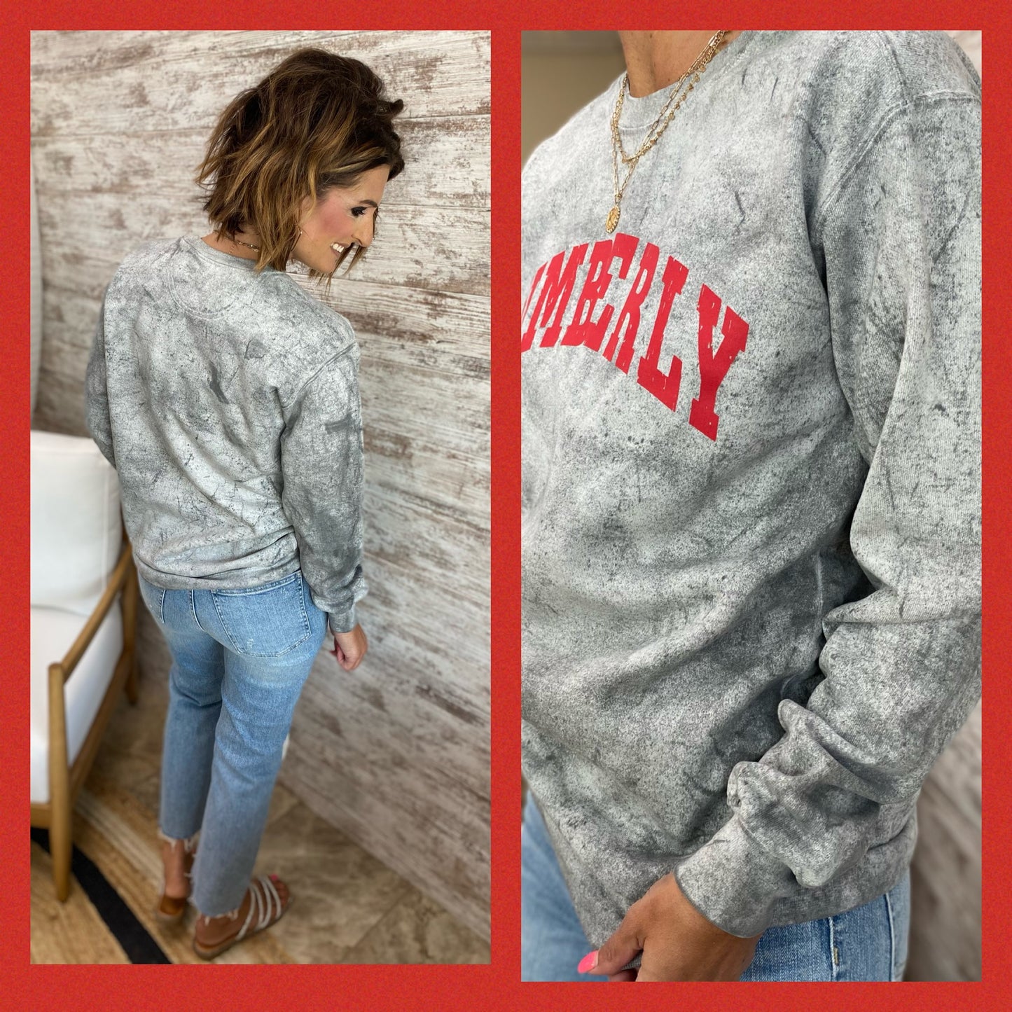 Kimberly ColorBlast Crewneck