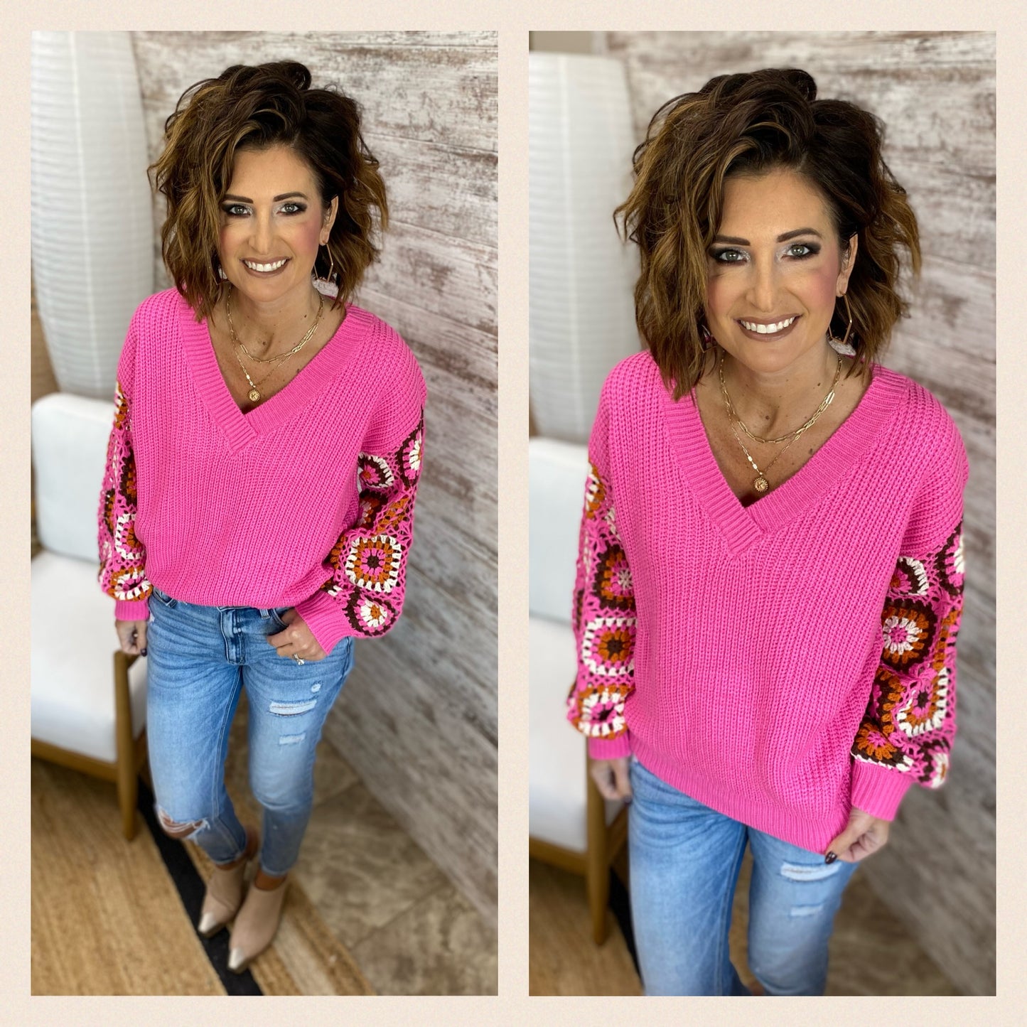 Granny Knit Sweater