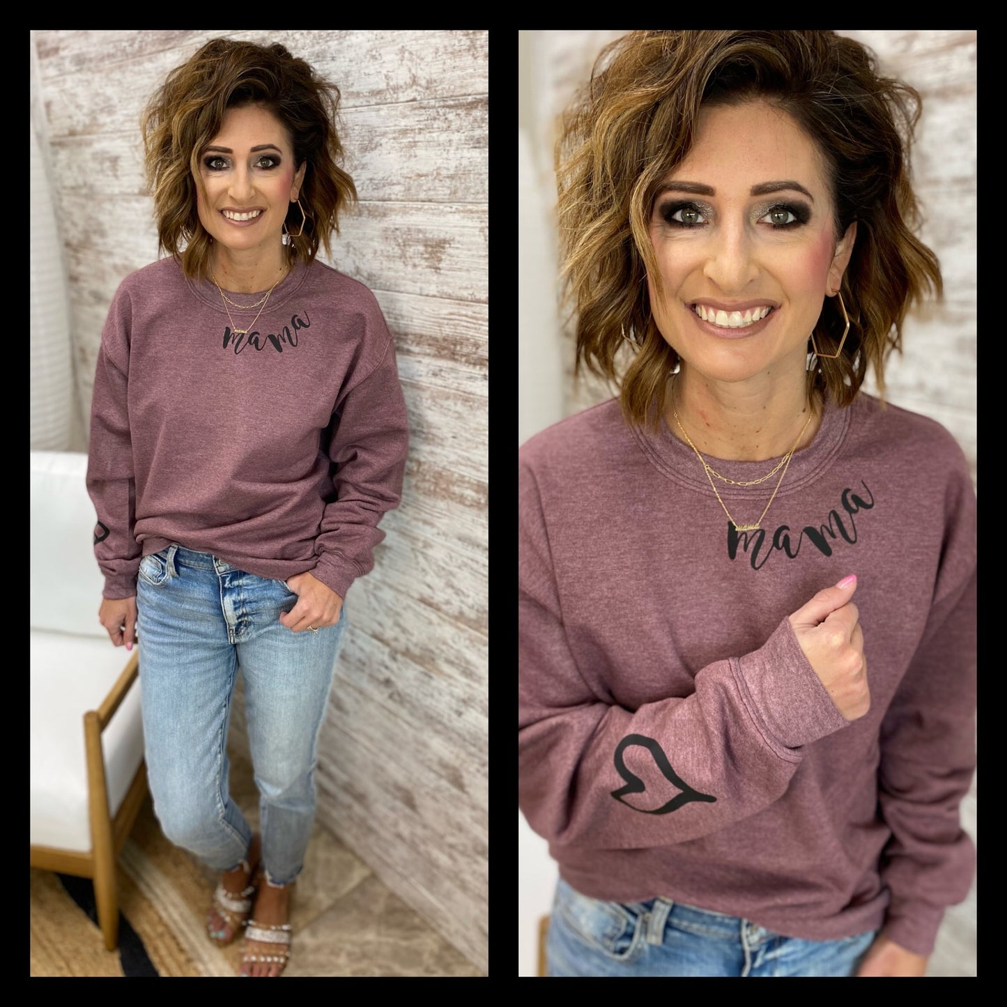 Mama Heart Crewneck
