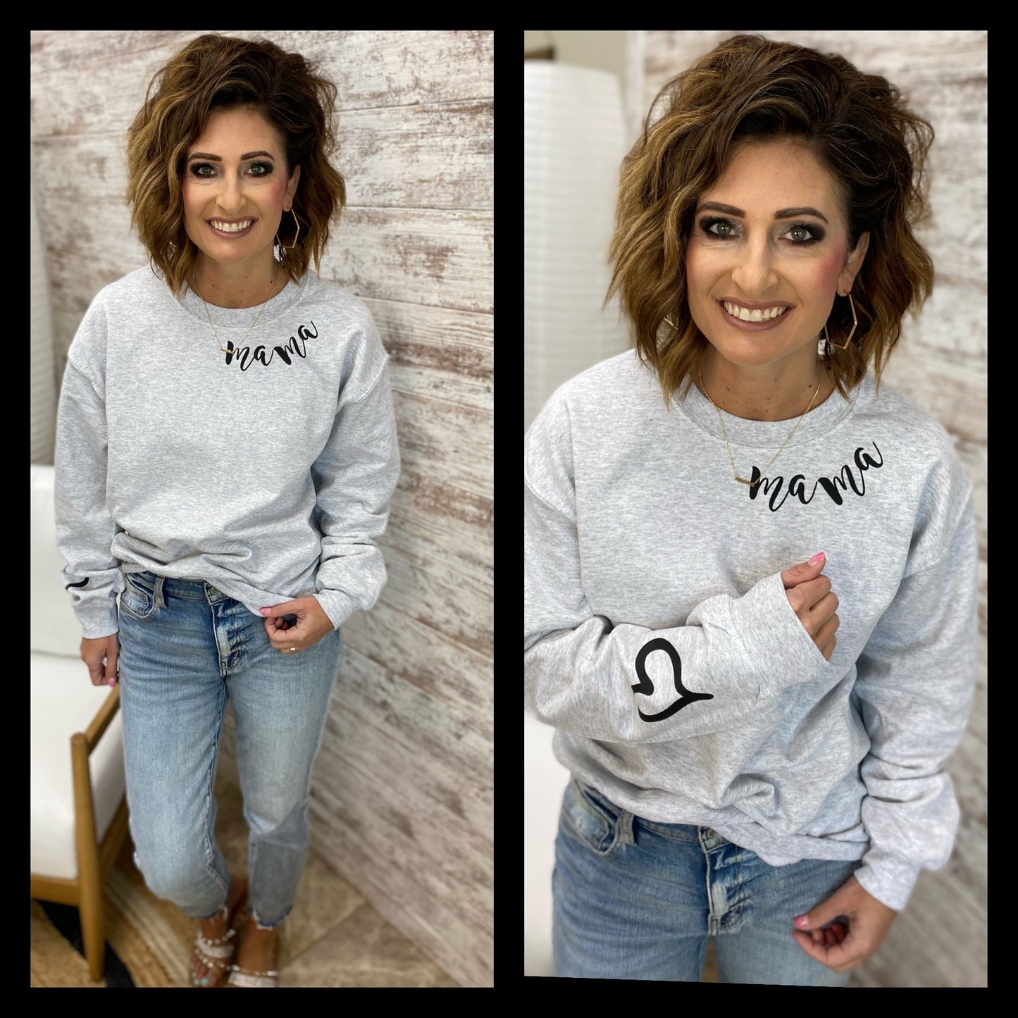 Mama Heart Crewneck