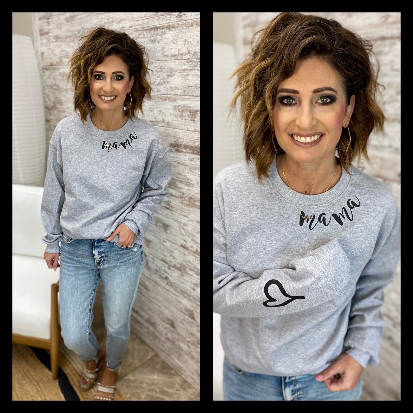 Mama Heart Crewneck